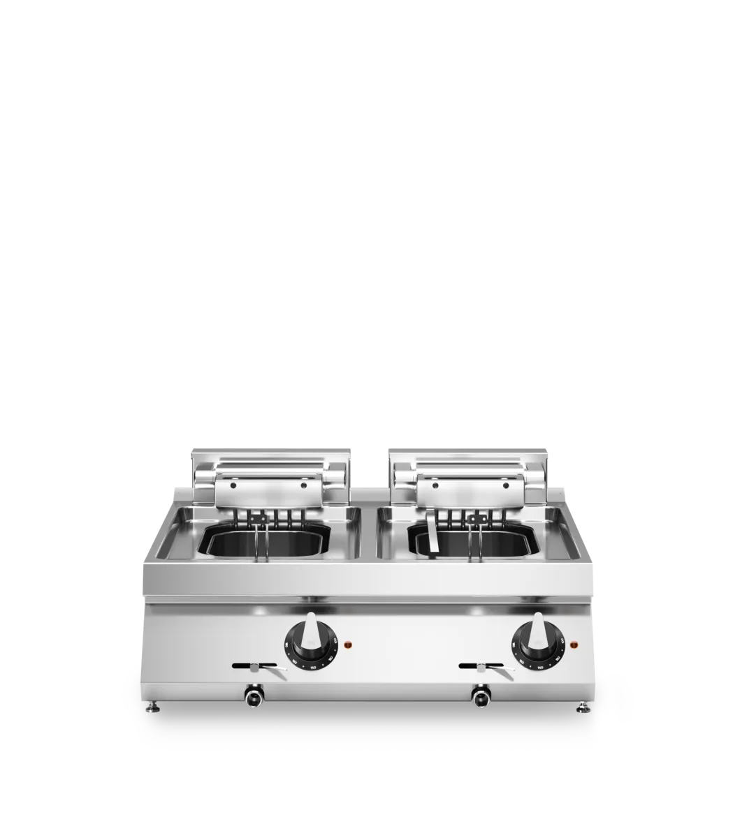 Electric Fryer 10+10L Double Tank Stainless Steel Modular Made in Italy