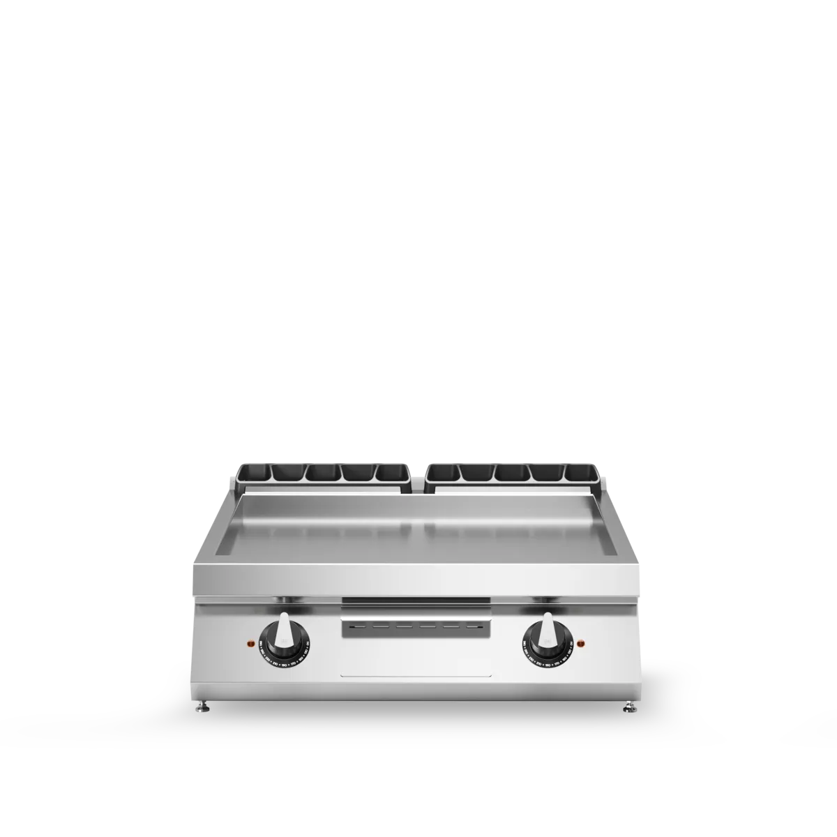 Electric Grill Smooth Plate Double Width 10.8kW Top Version Made in Italy