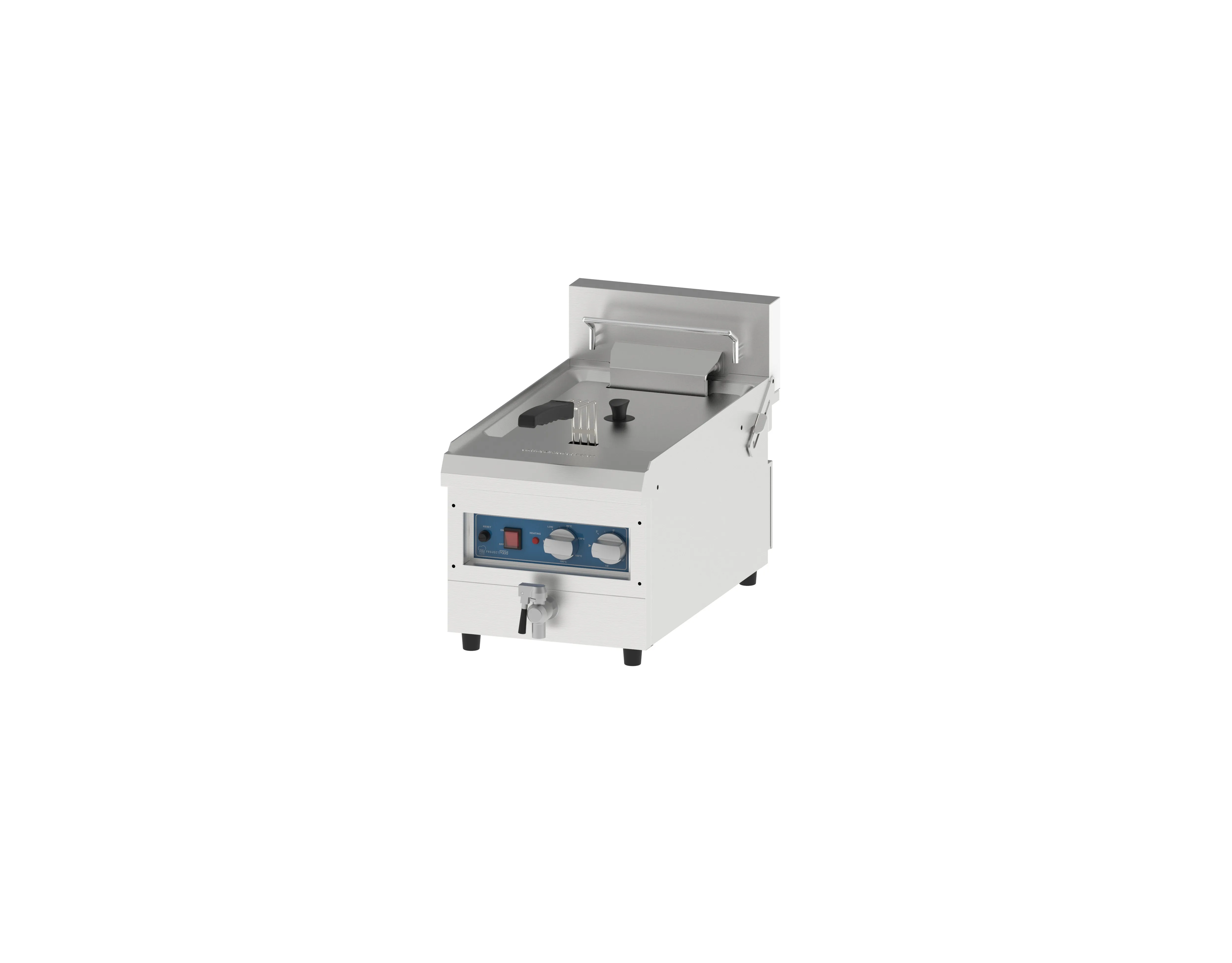 Electric Fast Fryer Countertop 12L Stainless Steel - Project Food