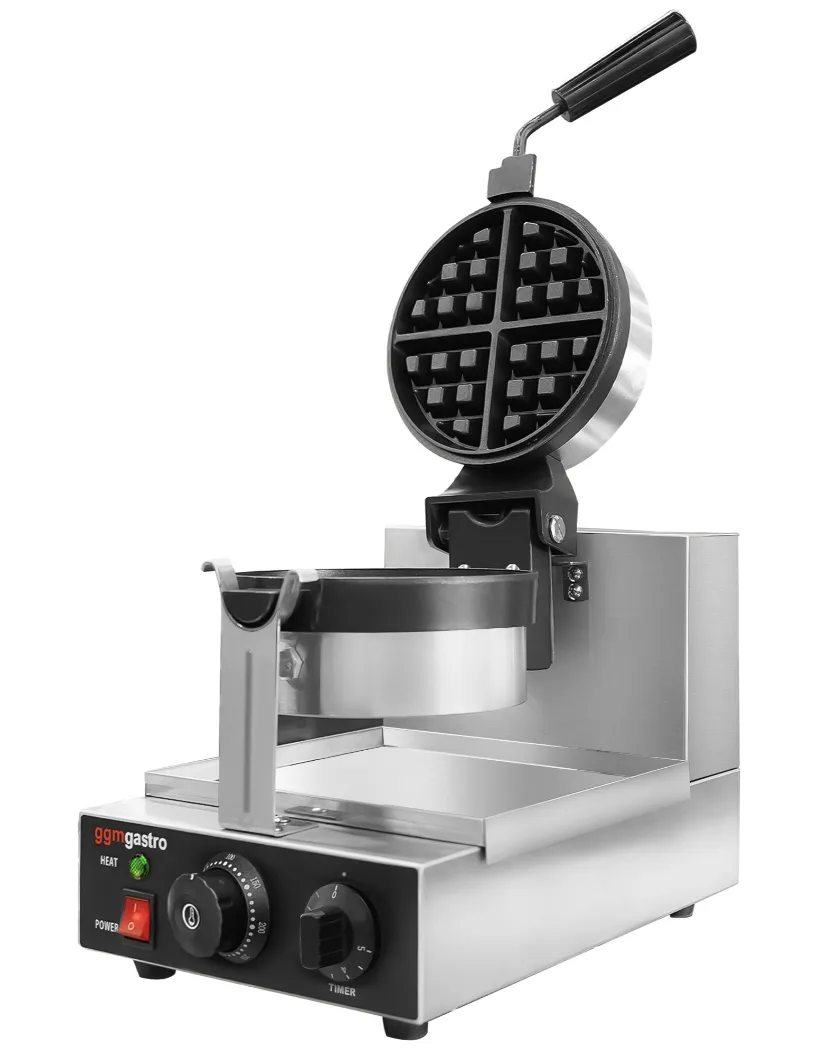 Single Plate Rotating Waffle Baker (180° Rotation)