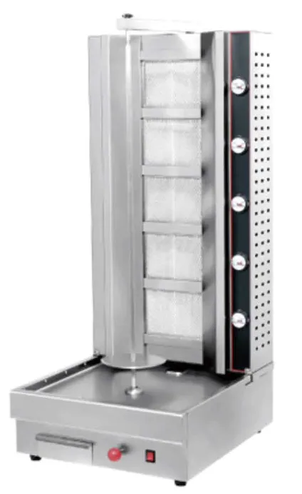 5 Burner Gas Shawarma Machine
