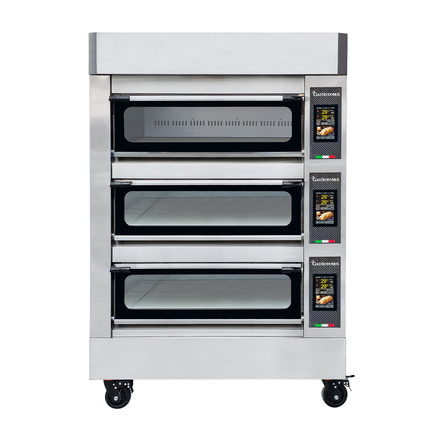 Electric Oven 3 Deck 6 Trays (Touchscreen Control)