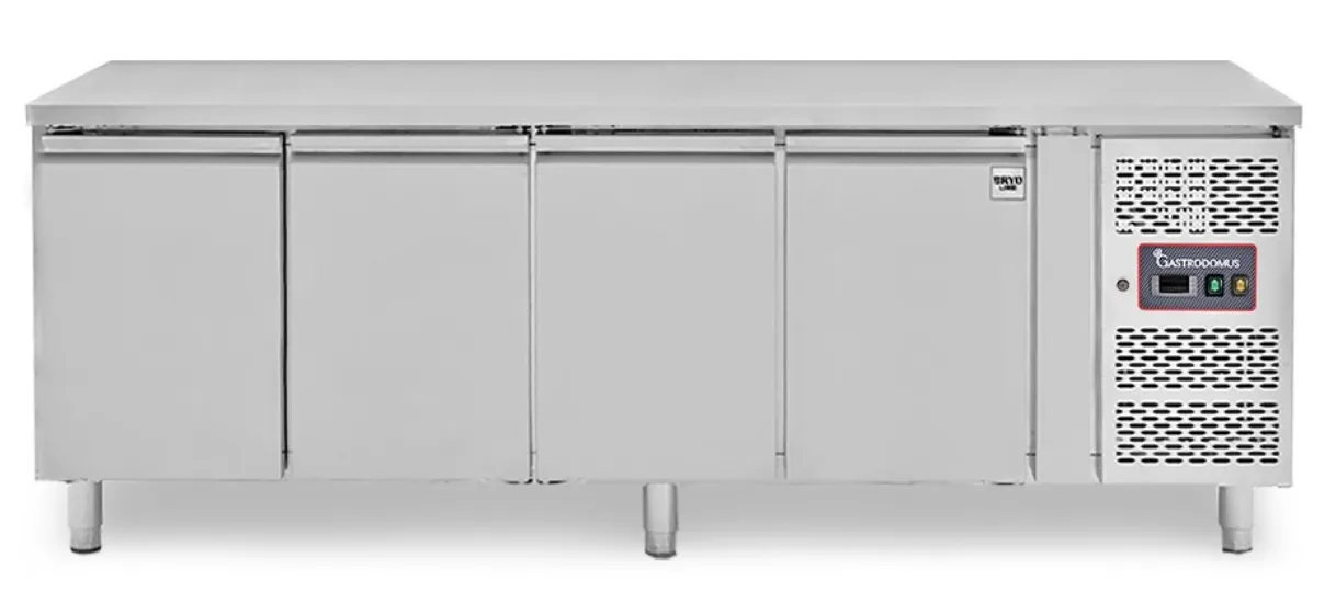 Work Top Chiller 4 Doors - GASTRODOMUS