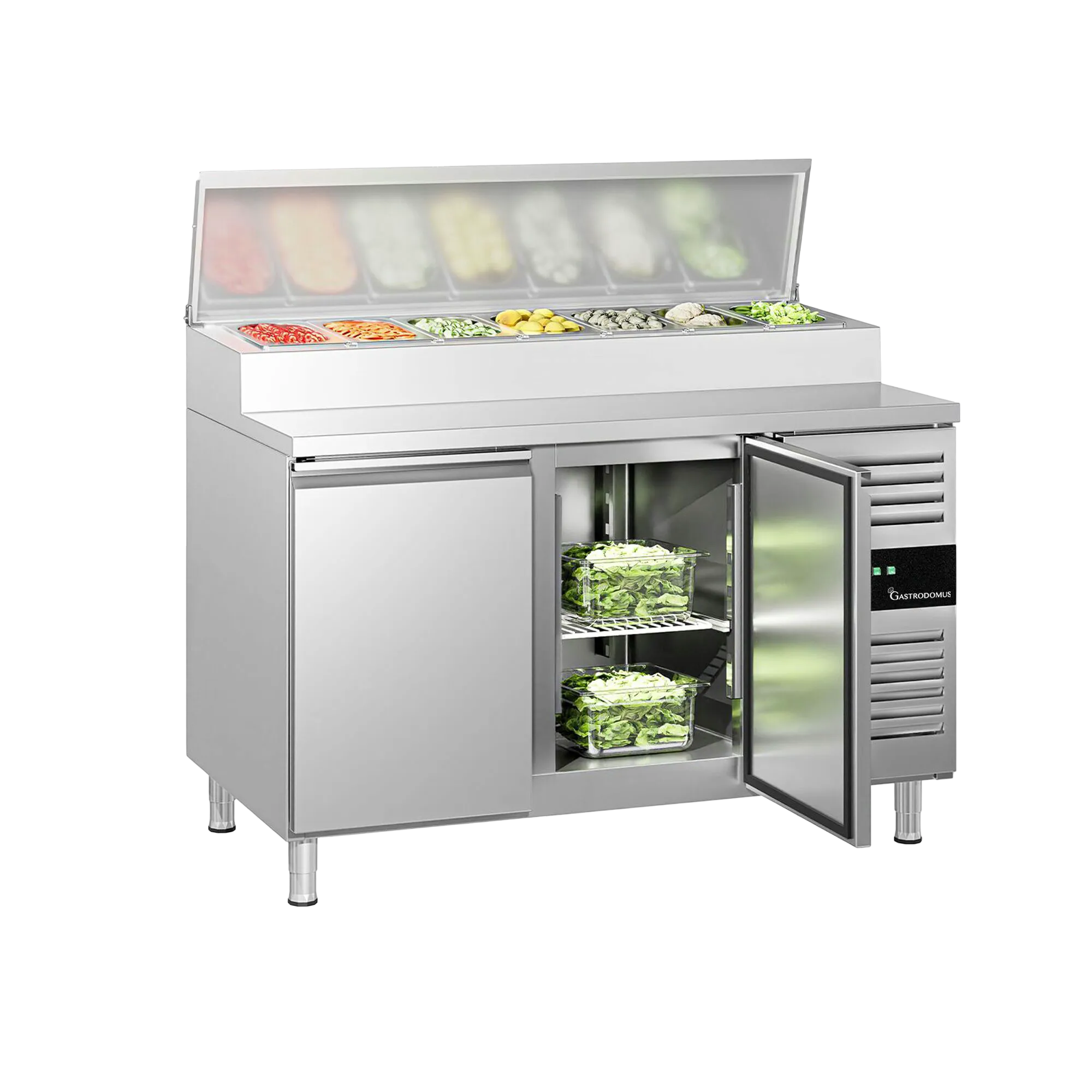 Salad Preparation Chiller - 2 Doors - 700mm