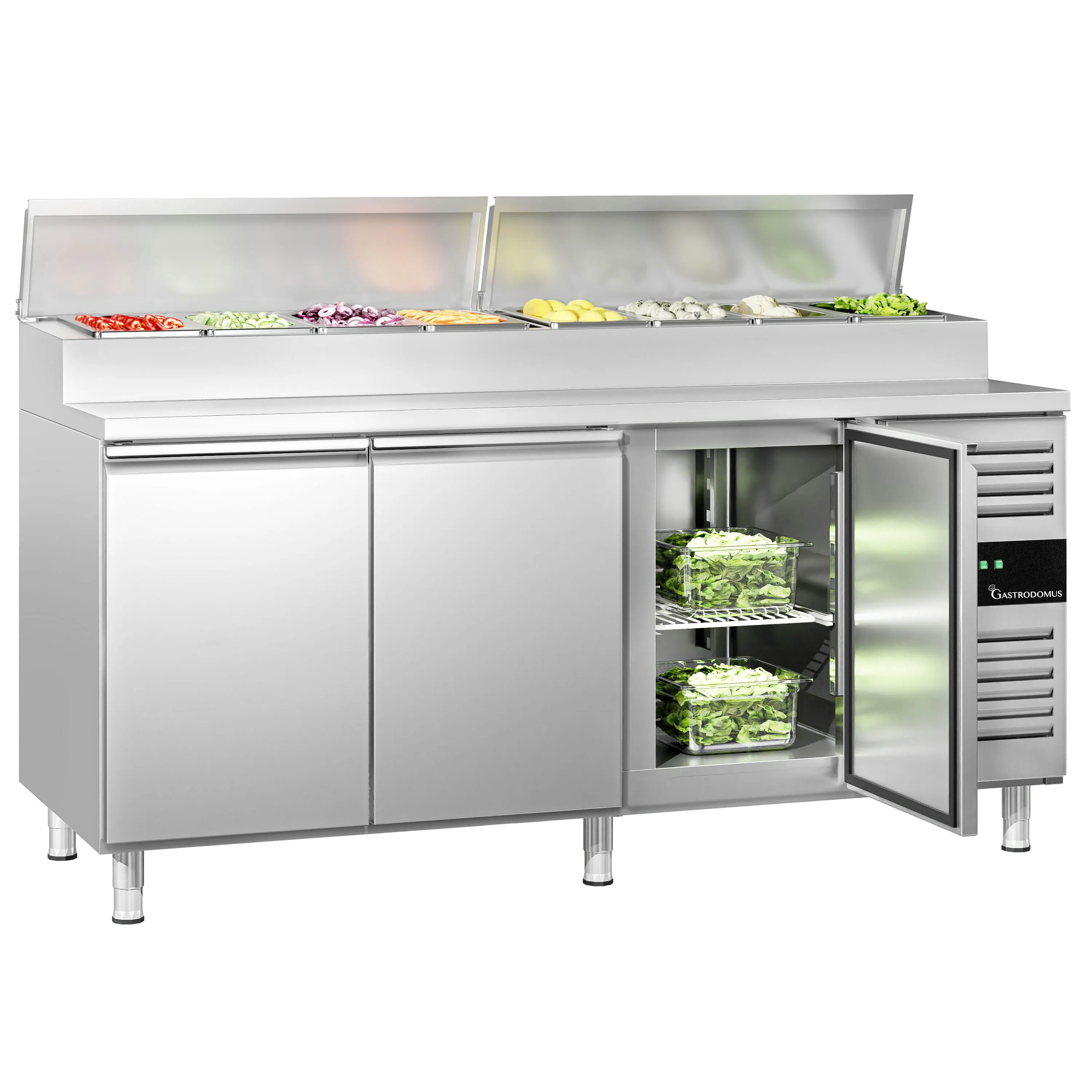 Salad Preparation Chiller - 3 doors - 700 mm