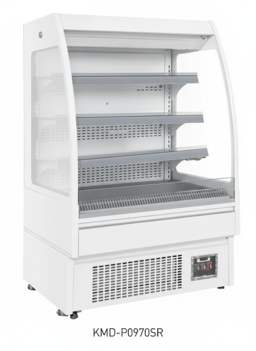 Beverage Showcase - White Color - 120 cm