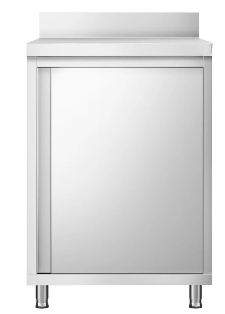 Work Base Cabinet with Backsplash - Single Hinged Door