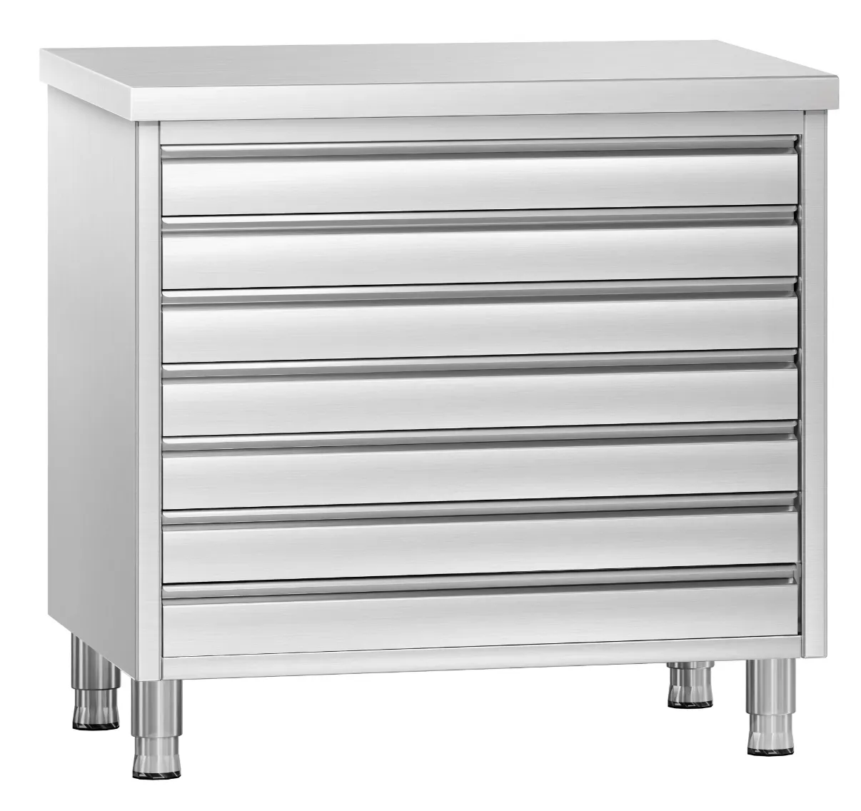 Pizza dough drawer cabinet - 7 drawers