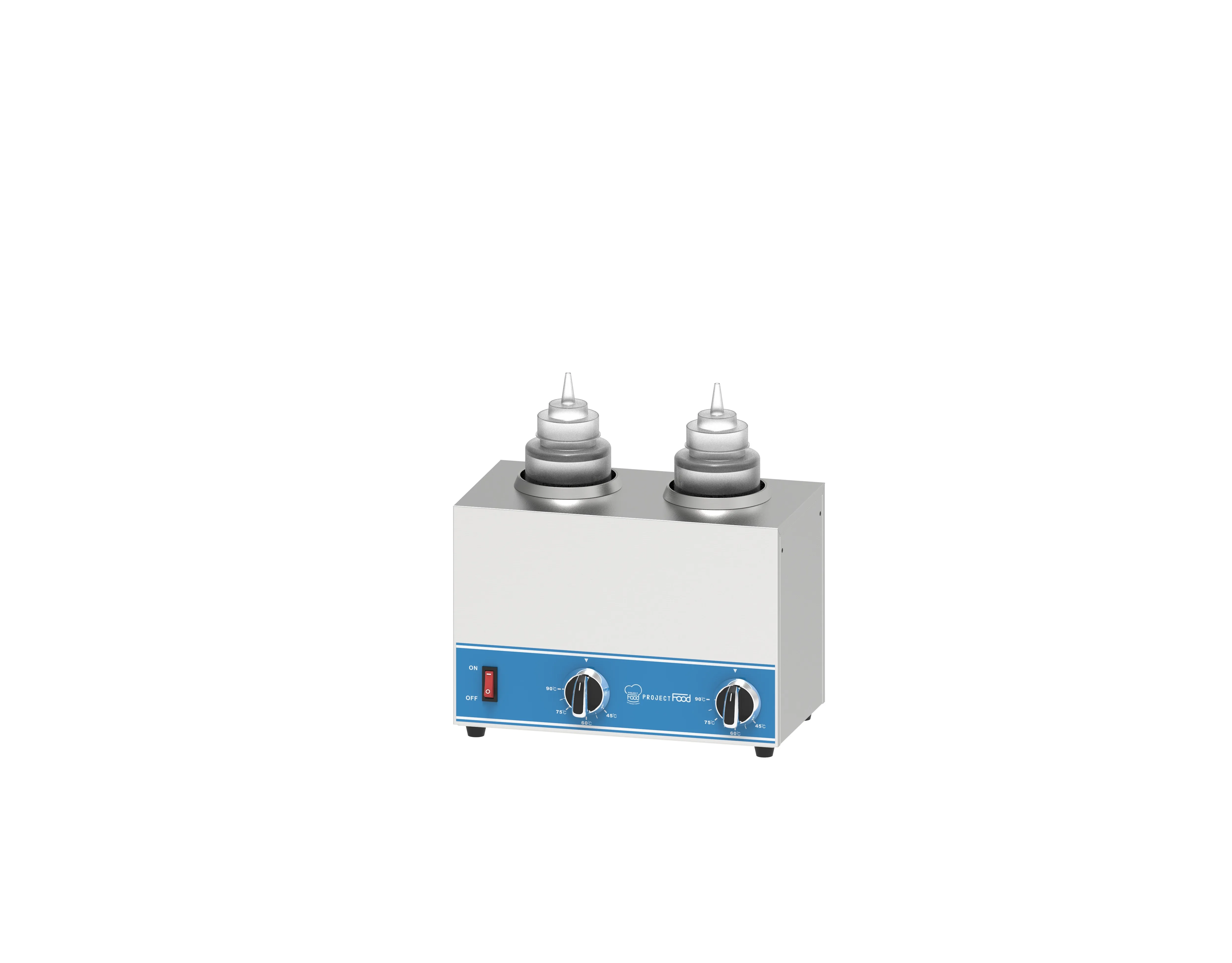 Double Bottle Warmer Stainless Steel - Project Food