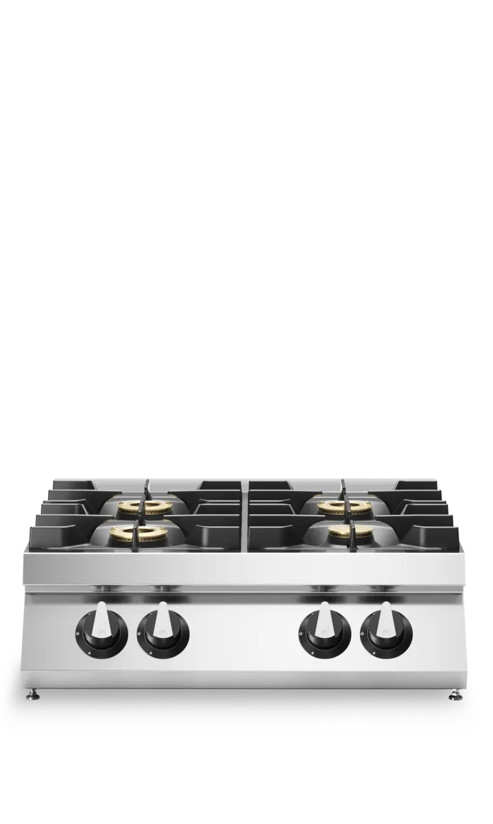 Gas Cooker 4 Gas Range Top Version Stainless Steel - Modular