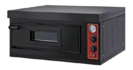 Single Deck Electric Pizza Oven 4 Pizzas 30cm Stainless Steel - GGM Gastro